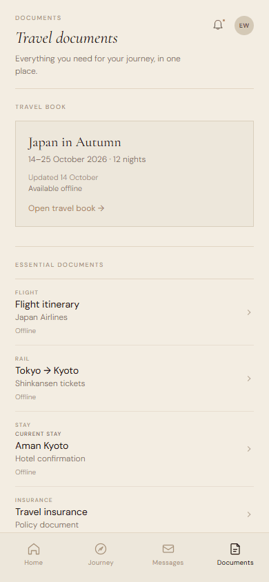 MERIDIAN Mobile — Documents